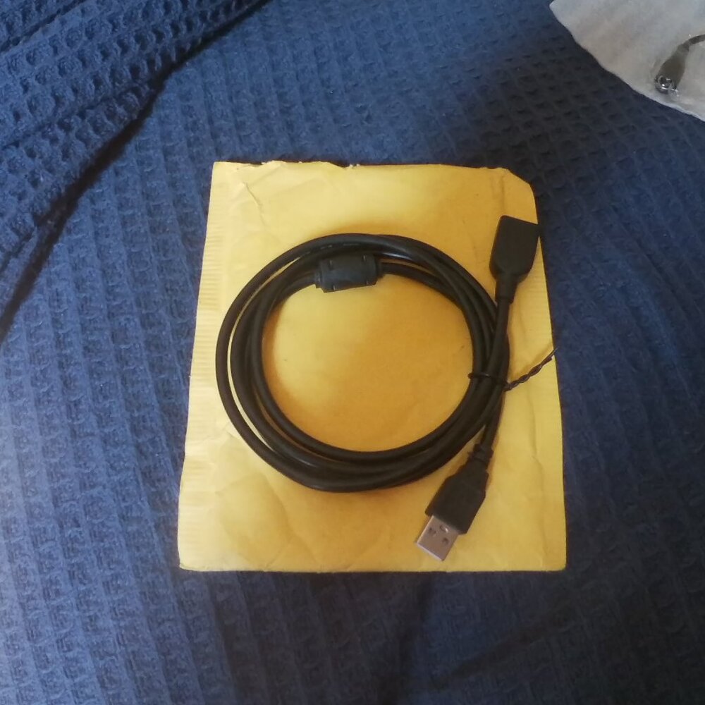 Data Cable USB Extension Cable Male to Female 2.0 Black 1.5M USB Cable